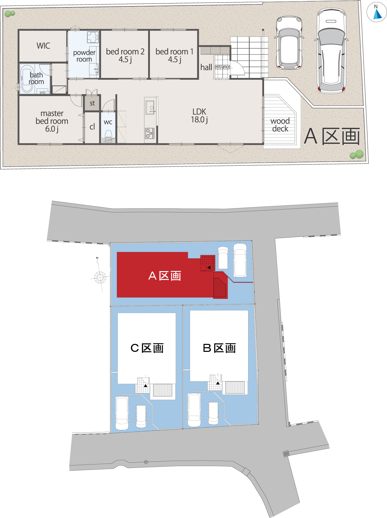 A号棟 間取り図