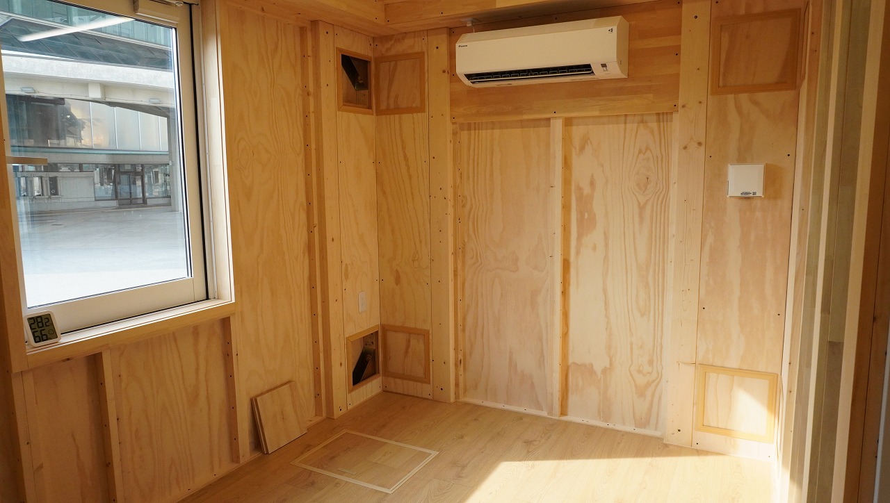 スマートモデューロ（実物サンプル）の内観。