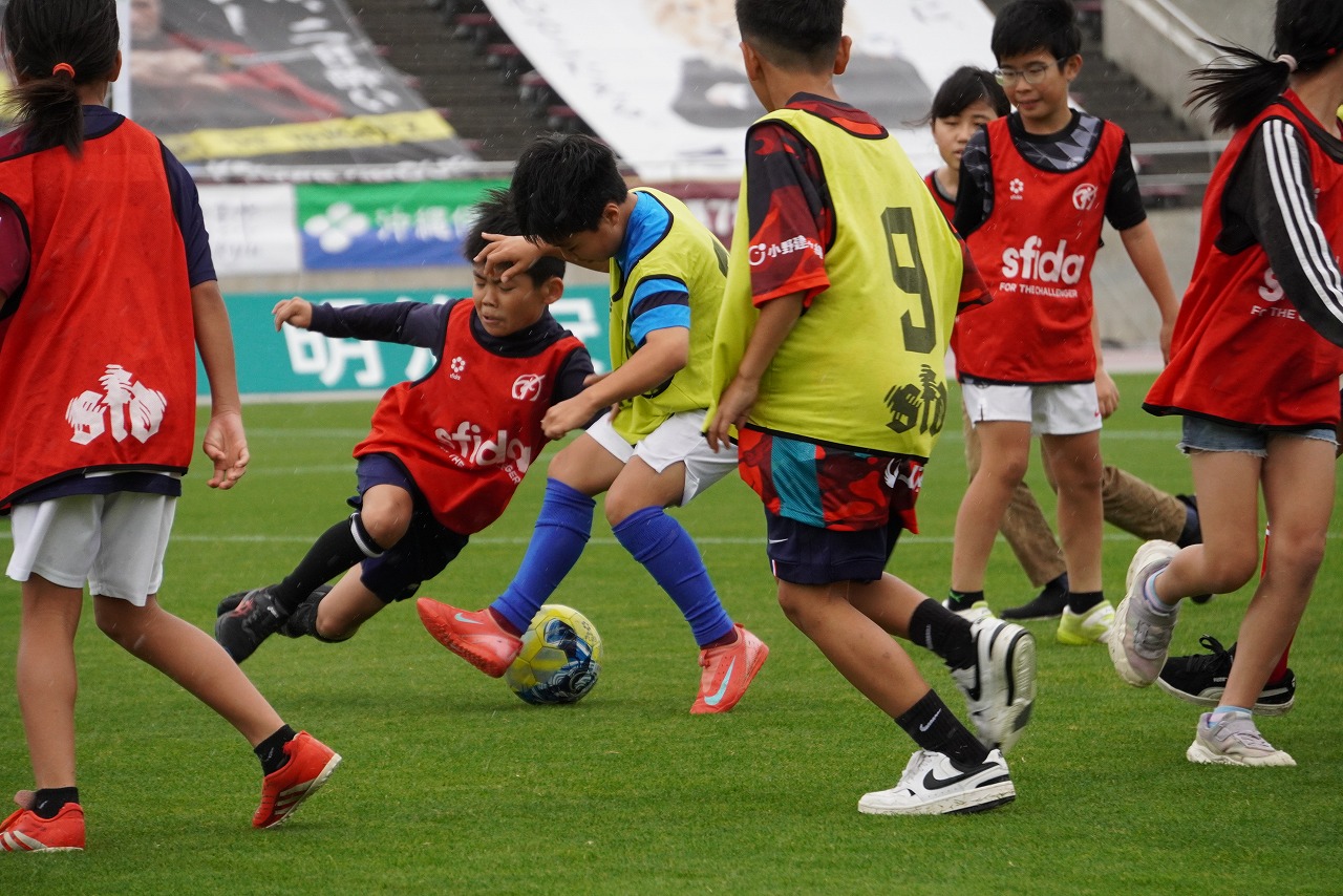 ミニ試合の様子（高学年）