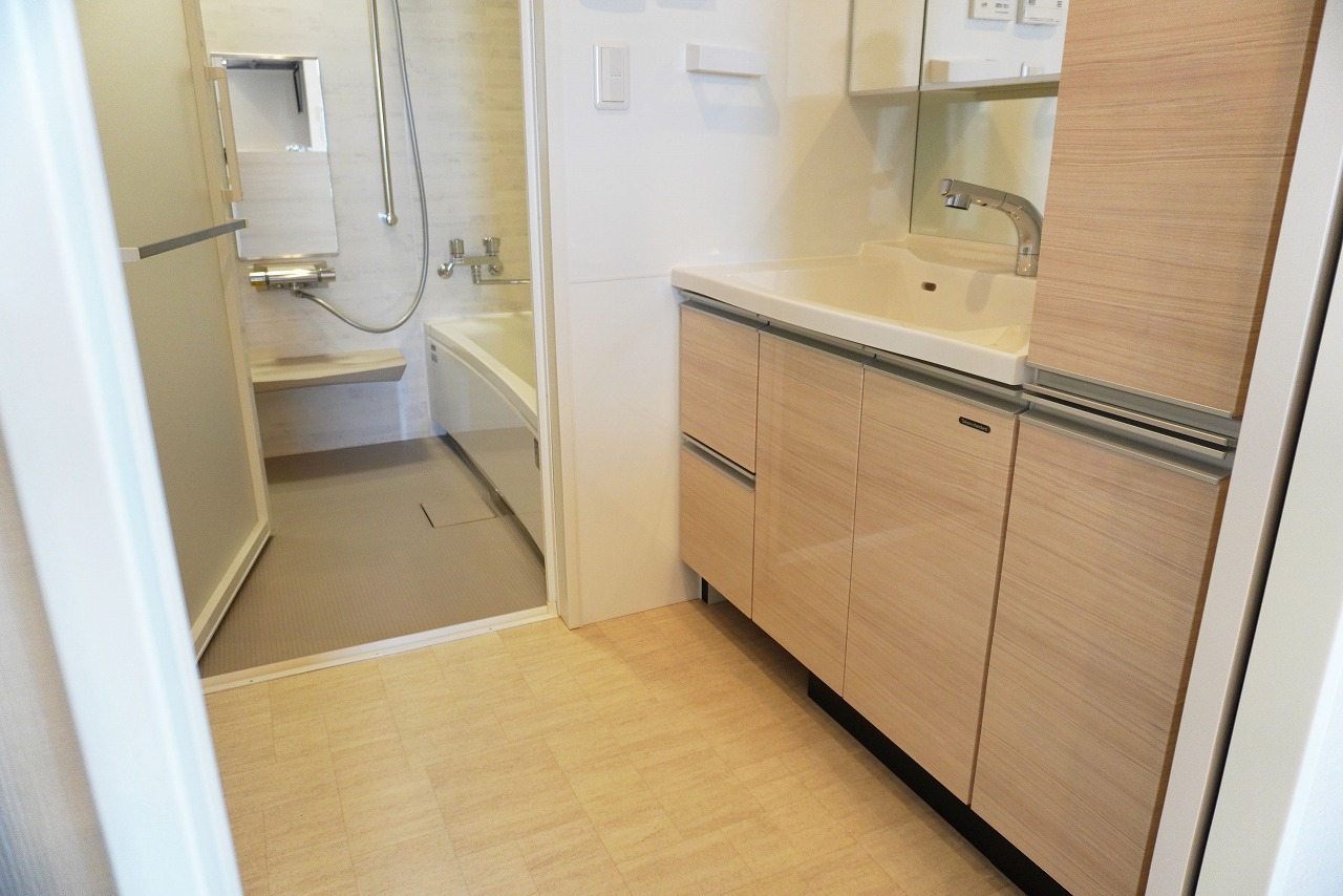 脱衣所の様子