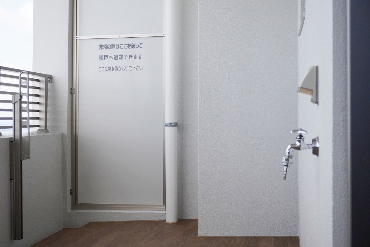 ベランダの水栓